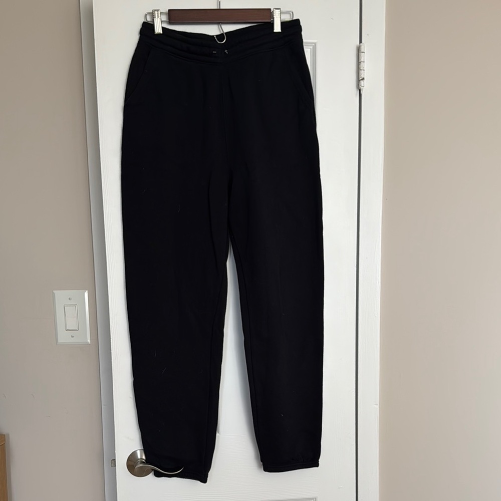 Black Sweatpants with Elastic Cuffs and Drawstring Waist Old Navy Boys XXL